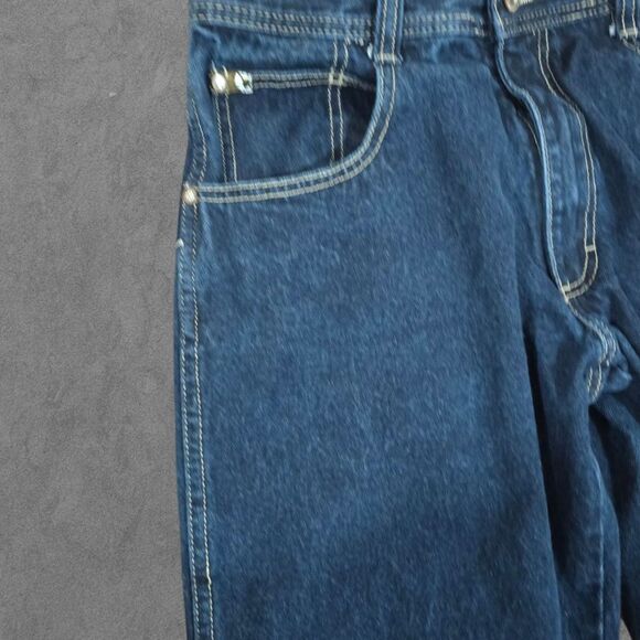 Vintage SouthPole WideLeg Baggy Hip Hop Jeans 32 Y2K Streetwear Skate - Picture 7 of 8